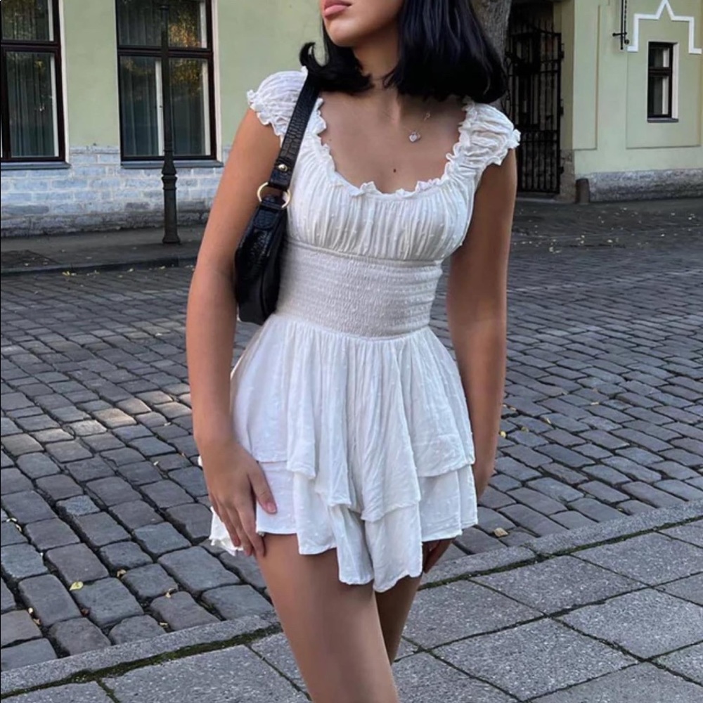Princess Polly The Love Galore Romper White